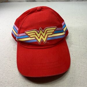 Red Wonder Woman Cap - Child Size